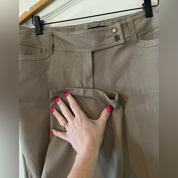 Zac & Rachel Tan Dress Pants/ Slacks Straight Leg women’s Size 12 - Picture 5 of 14